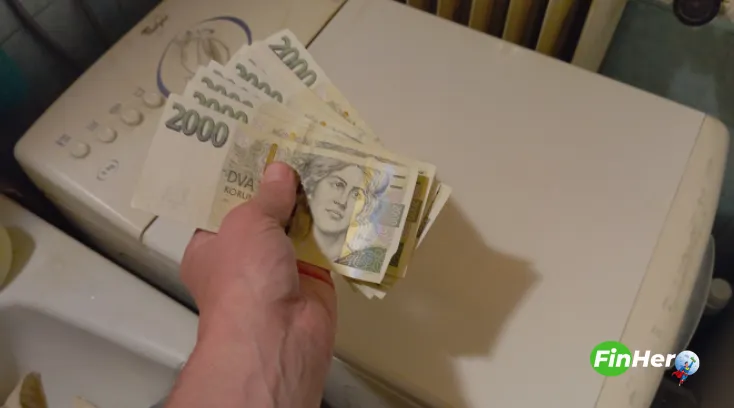 Nebankovní půjčka pro maminky na mateřské dovolené - peníze a pračka. FinHero.cz ©